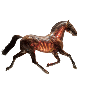 Biomech Horse Leap V2 Vinyl Car Decal Sticker – Waterproof & UV-Resistant 6.826666666666667"