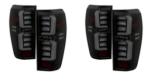 2x GMC Sierra 2500 HD Tail Lights | LED Smoke Lens | Black Housing | Enhance Look & Safety