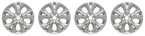 4x Enhance Your Toyota Highlander|18 Inch Chrome Wheel Skin Set|Snap-On|ABS Plastic|Coast To Coast 4x Enhance Your Toyota Highlander|18 Inch Chrome Wheel Skin Set|Snap-On|ABS Plastic|Coast To Coast