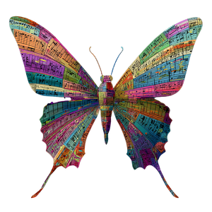 Psychedelic Music Butterfly V2 Vinyl Car Decal Sticker – Waterproof & UV-Resistant 3.4133333333333336" Psychedelic Music Butterfly V2 Vinyl Car Decal Sticker – Waterproof & UV-Resistant 3.4133333333333336"