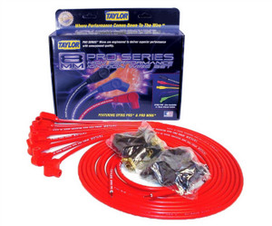 Boost Spark Power with Red Spiro-Pro Universal Spark Plug Wire Set | 8MM Diameter | Spiral Wound Core Boost Spark Power with Red Spiro-Pro Universal Spark Plug Wire Set | 8MM Diameter | Spiral Wound Core