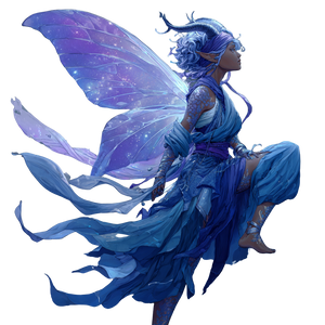 Fantasy Fae Dancer Vinyl Car Decal Sticker – Waterproof & UV-Resistant 3.4133333333333336"