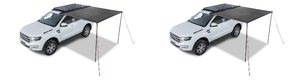 2x Rhino-Rack Sunseeker 2.5M Awning | Overlanding King! | Water Resistant Canvas, UV-Protected, Black PVC Cover 2x Rhino-Rack Sunseeker 2.5M Awning | Overlanding King! | Water Resistant Canvas, UV-Protected, Black PVC Cover