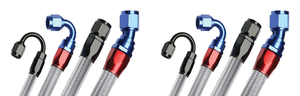 2x RHP 200 Braided Hose | 6ft -12 AN 1000 PSI | True Double Braided Stainless | CPE Tube | Ultimate Protection 2x RHP 200 Braided Hose | 6ft -12 AN 1000 PSI | True Double Braided Stainless | CPE Tube | Ultimate Protection