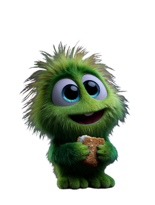 Colorful Fluffy Monster Vinyl Car Decal Sticker – Waterproof & UV-Resistant 4.1066666666666665"