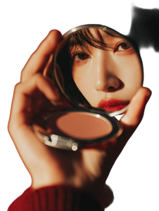 K-Beauty Reflection Vinyl Car Decal Sticker – Waterproof & UV-Resistant 8.213333333333333"