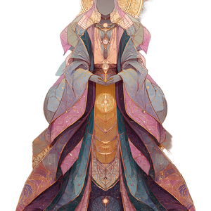 Cosmic High Priestess V3 Vinyl Car Decal Sticker – Waterproof & UV-Resistant 6.826666666666667"