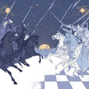 Fantasy Chess Battle V2 Vinyl Car Decal Sticker – Waterproof & UV-Resistant 3.4133333333333336"