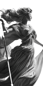 Lady Justice Scales V3 Vinyl Car Decal Sticker – Waterproof & UV-Resistant 5.12"