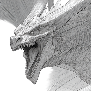 Majestic Roaring Dragon V2 Vinyl Car Decal Sticker – Waterproof & UV-Resistant 3.4133333333333336"