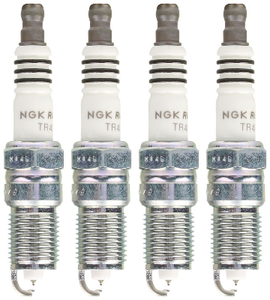 4x NGK TR4BHX Ruthenium HX Spark Plug | Advanced Technology, Better Efficiency, Power, Resistor, Copper Core