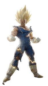 Battle-Worn Vegeta Vinyl Car Decal Sticker – Waterproof & UV-Resistant 9.706666666666667"