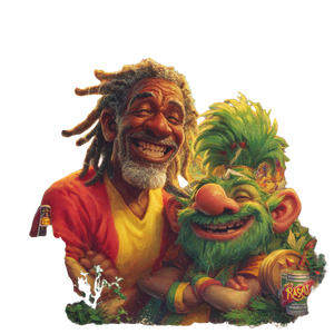 Rasta Party Scene Vinyl Car Decal Sticker – Waterproof & UV-Resistant 6.826666666666667"