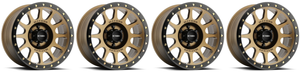 4x Method Race Wheels 305 NV | 17x8.5, Bronze Black Bead Lock | TPMS Compatible, Lifetime Warranty