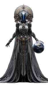 Egyptian Cosmic Goddess V2 Vinyl Car Decal Sticker – Waterproof & UV-Resistant 9.706666666666667"