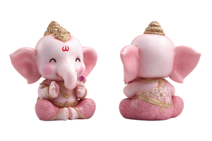 Pink Ganesha Elephant Vinyl Car Decal Sticker – Waterproof & UV-Resistant 5.97333333333333