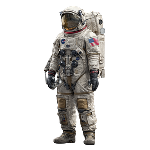 Astronaut In Spacesuit V6 Vinyl Car Decal Sticker – Waterproof & UV-Resistant 6.826666666666667"