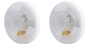 2x Grote Industries Backup Light | Clear Lens, White Housing | Bumper Mounted, Single, Incandescent Bulb 2x Grote Industries Backup Light | Clear Lens, White Housing | Bumper Mounted, Single, Incandescent Bulb