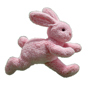 Pink Stuffed Rabbit V2 Vinyl Car Decal Sticker – Waterproof & UV-Resistant 3.4133333333333336"