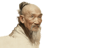 Ancient Chinese Scholar V28 Vinyl Car Decal Sticker – Waterproof & UV-Resistant 2.72"
