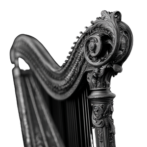 Detailed Harp Element V2 Vinyl Car Decal Sticker – Waterproof & UV-Resistant 3.4133333333333336"