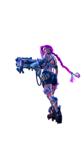 Cyberpunk Female Mercenary V2 Vinyl Car Decal Sticker – Waterproof & UV-Resistant 9.706666666666667"