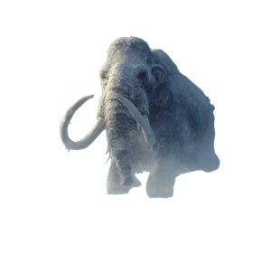 Glowing Giant Mammoth V3 Vinyl Car Decal Sticker – Waterproof & UV-Resistant 3.4133333333333336"