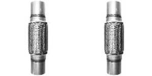 2x Nickson Stainless Steel Exhaust Flex | High Performance & Durable | OE Fit | Easy Install