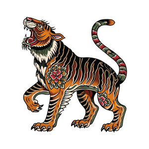 Roaring Tiger Tattoo V9 Vinyl Car Decal Sticker – Waterproof & UV-Resistant 3.4133333333333336" Roaring Tiger Tattoo V9 Vinyl Car Decal Sticker – Waterproof & UV-Resistant 3.4133333333333336"