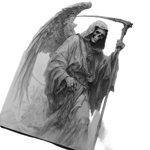 Angel Of Death V48 Vinyl Car Decal Sticker – Waterproof & UV-Resistant 3.4133333333333336"