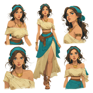 Wealthy Merchant'S Daughter V3 Vinyl Car Decal Sticker – Waterproof & UV-Resistant 3.4133333333333336"