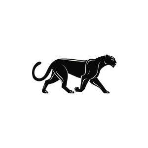 Walking Leopard Logo V3 Vinyl Car Decal Sticker – Waterproof & UV-Resistant 6.826666666666667"