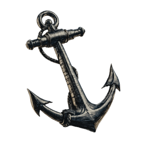Realistic Anchor Vinyl Car Decal Sticker – Waterproof & UV-Resistant 3.4133333333333336"