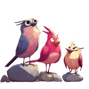 Annoying Birbs V2 Vinyl Car Decal Sticker – Waterproof & UV-Resistant 6.826666666666667"