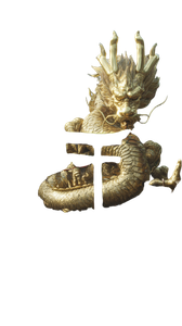 Golden Guardian Dragon Vinyl Car Decal Sticker – Waterproof & UV-Resistant 4.8533333333333335"