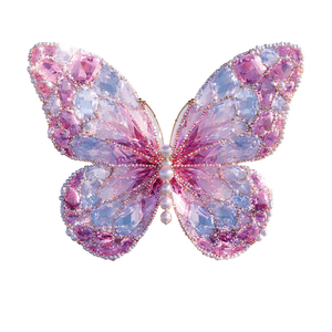 Luxury Diamond Butterfly V2 Vinyl Car Decal Sticker – Waterproof & UV-Resistant 3.4133333333333336"