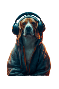 Gaming Beagle V2 Vinyl Car Decal Sticker – Waterproof & UV-Resistant 8.96"