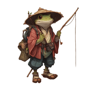 Friendly Frog Thief V2 Vinyl Car Decal Sticker – Waterproof & UV-Resistant 3.4133333333333336"