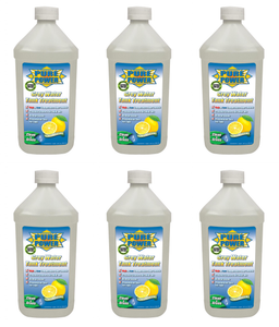 6x Valterra Pure Power Waste Tank Treatment | Prevents Grease Build Up | Biological Formula | Lemon Scent