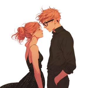 Anime Romance Couple Vinyl Car Decal Sticker – Waterproof & UV-Resistant 6.826666666666667"