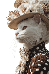 Royal Ascot Cat V4 Vinyl Car Decal Sticker – Waterproof & UV-Resistant 4.4