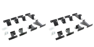 2x Heavy Duty Frame Mounted Brackets for Go Rhino Dominator Xtreme Side Steps | Easy Installation