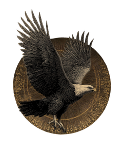 Soviet Eagle Circle Vinyl Car Decal Sticker – Waterproof & UV-Resistant 4.0"
