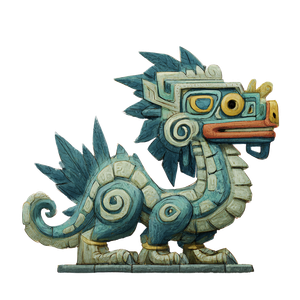 Stylized Dragon Quetzalcoatl Vinyl Car Decal Sticker – Waterproof & UV-Resistant 3.4133333333333336"