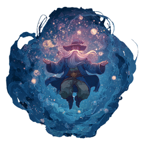 Astral Wizard Vinyl Car Decal Sticker – Waterproof & UV-Resistant 3.4133333333333336"