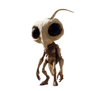 Desert Alien Creature V3 Vinyl Car Decal Sticker – Waterproof & UV-Resistant 3.4133333333333336"
