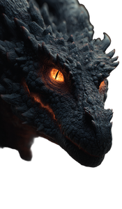 Black Dragon Render Vinyl Car Decal Sticker – Waterproof & UV-Resistant 9.49333333333333