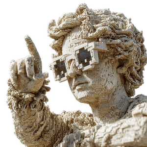 Antique Sculpture With Sunglasses Vinyl Car Decal Sticker – Waterproof & UV-Resistant 6.826666666666667"