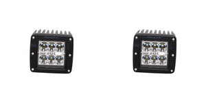 2x TrailFX TFX LED Driving/ Fog Light | 6 Clear CREE LEDs | 3 Inch Cube | 8 Degree Spot Beam | IP67 Rated | 1620 Raw Lumens | 30,000 Hours 2x TrailFX TFX LED Driving/ Fog Light | 6 Clear CREE LEDs | 3 Inch Cube | 8 Degree Spot Beam | IP67 Rated | 1620 Raw Lumens | 30,000 Hours
