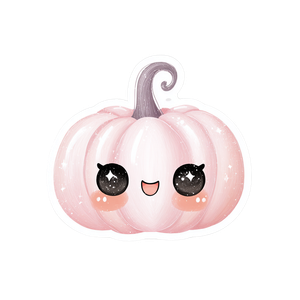 Kawaii Halloween Pumpkin V2 Vinyl Car Decal Sticker – Waterproof & UV-Resistant 3.4133333333333336"